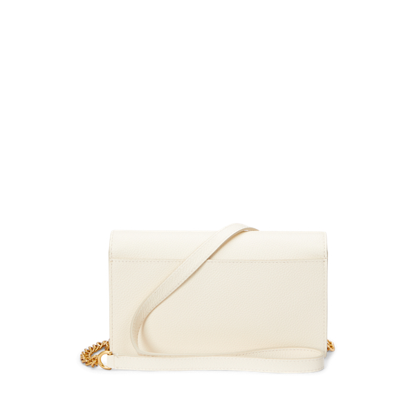 Ralph Lauren◆Polo ID Leather Chain Wallet & Bag Ivory Polo ID Leather Chain Wallet and Bag