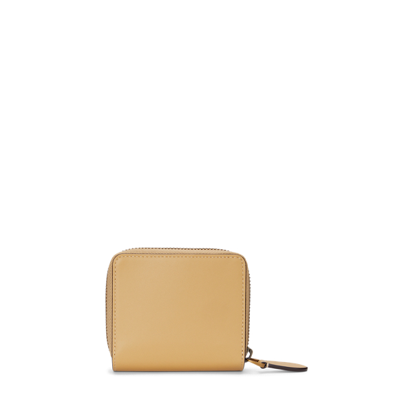 Cashmere Polo Bear Leather Compact Wallet Polo Ralph Lauren 2