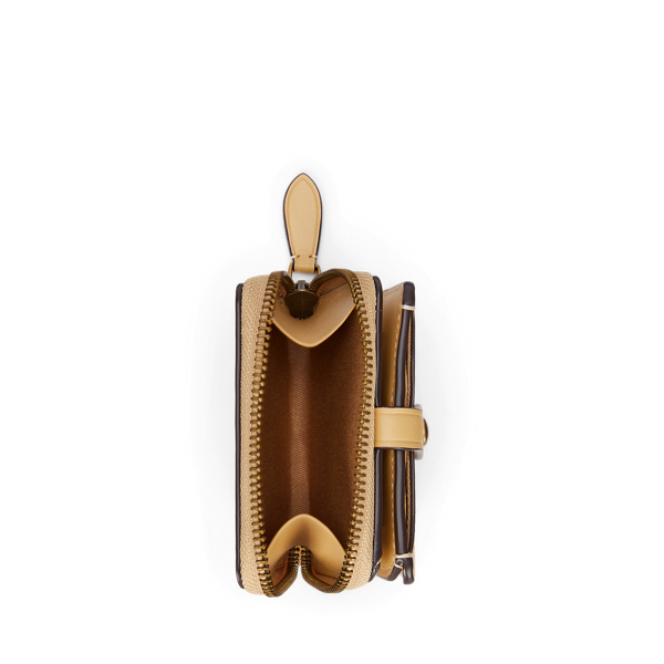 Polo Bear Leather Compact Wallet for Women | Ralph Lauren® IE