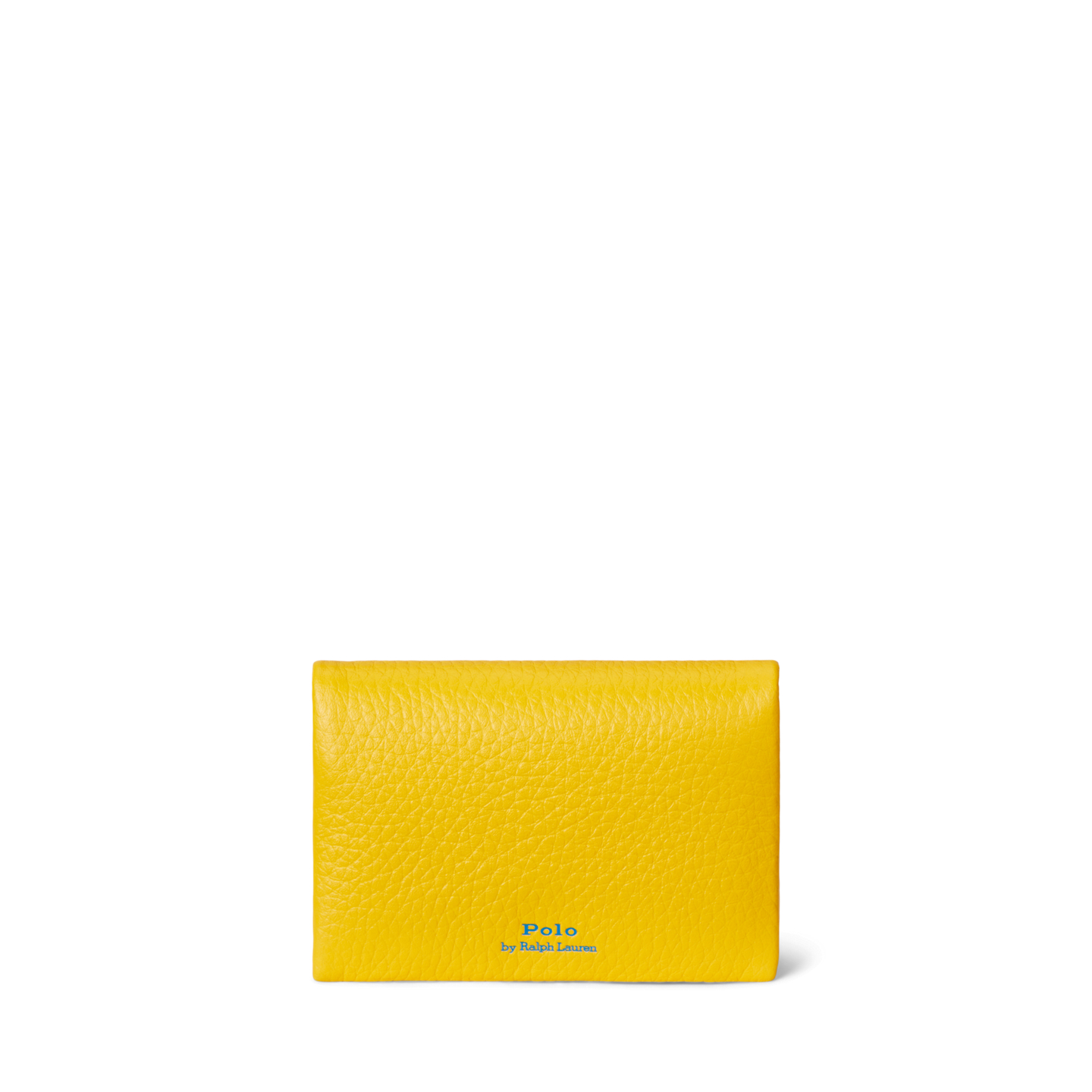 Женский кошелёк Ralph Lauren Polo Play Leather Snap Card Case, цвет: Жёлтый — фото 1