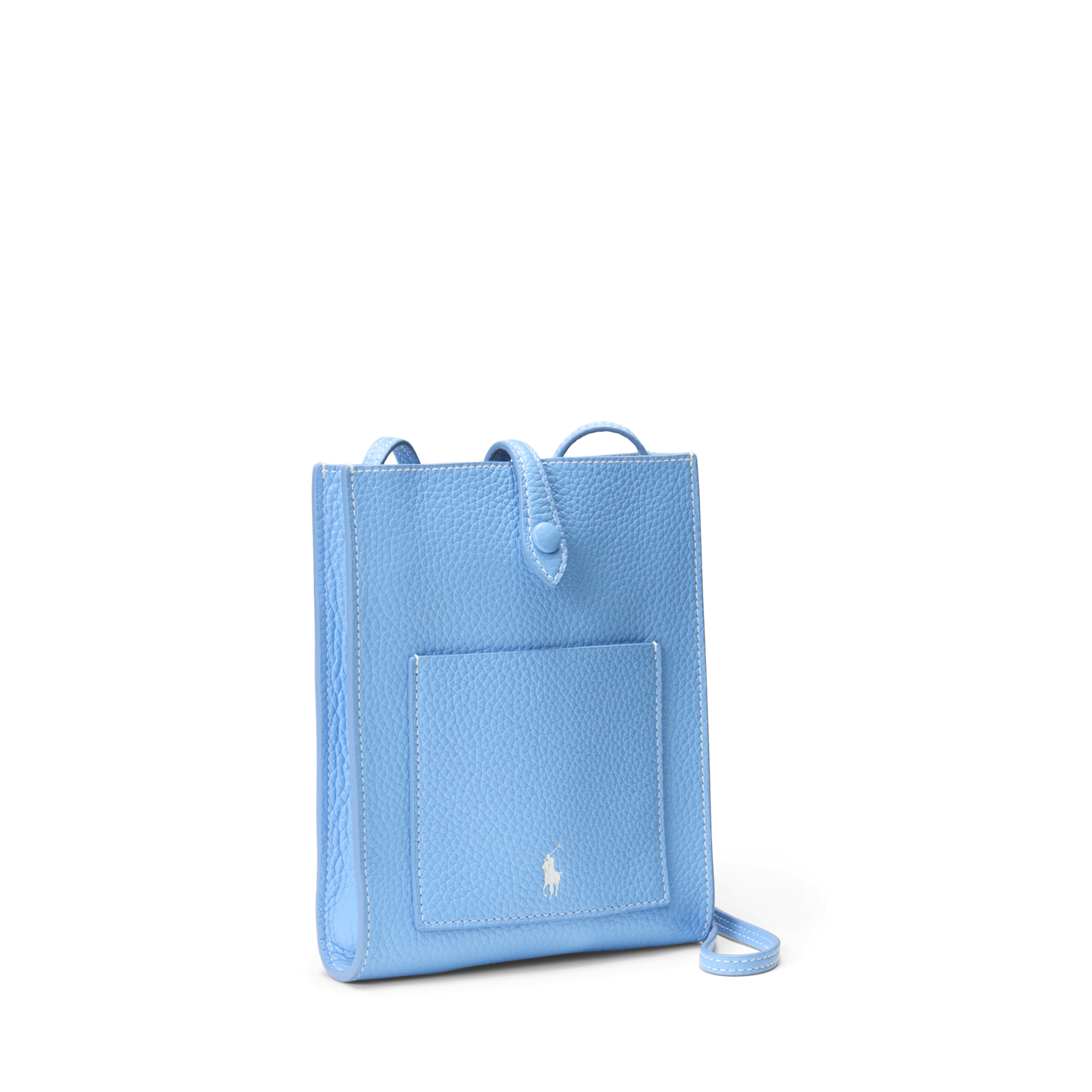 Женские сумки Ralph Lauren Polo Play Leather Pocket Crossbody, цвет: Синий — фото 1