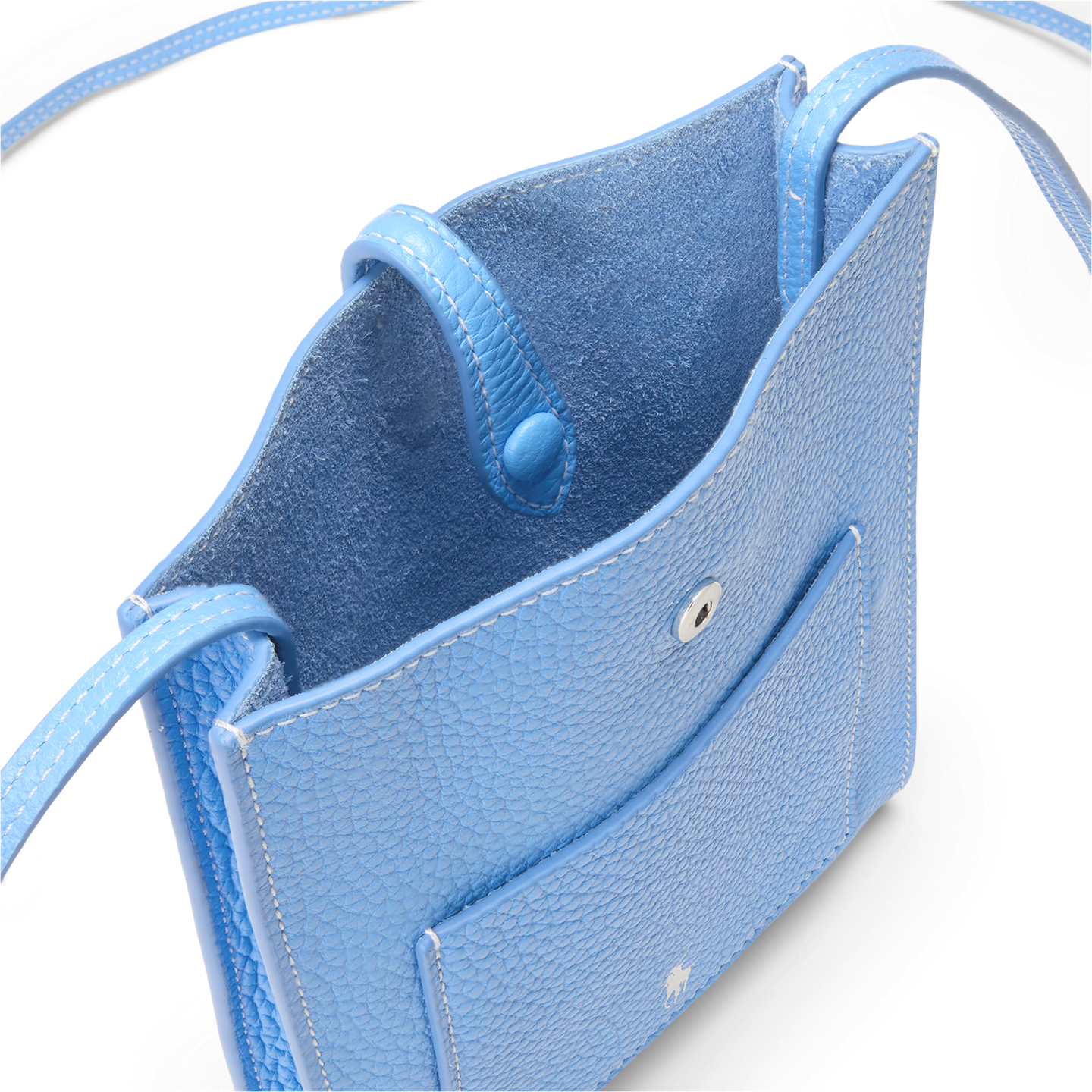 Женские сумки Ralph Lauren Polo Play Leather Pocket Crossbody, цвет: Синий — фото 3