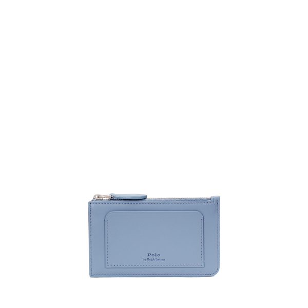 Polo bear leather zip wallet hot sale