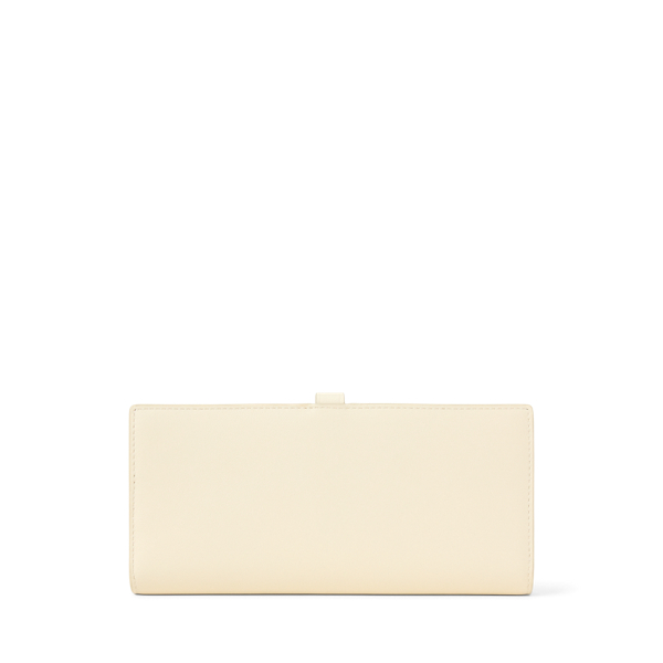 【POLO RALPH LAUREN】Polo Bear Leather Snap Wallet Polo Bear Leather Snap Wallet