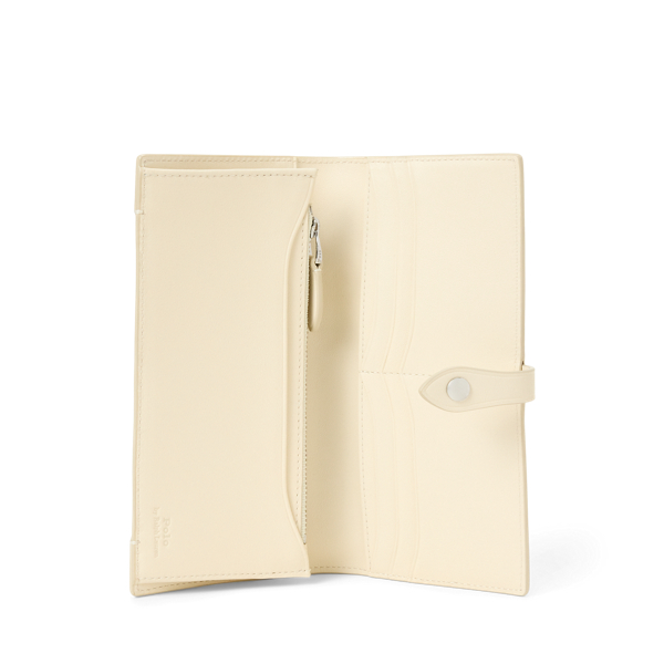 Polo Bear Leather Snap Wallet