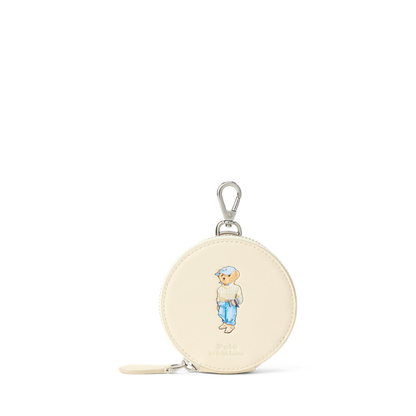 Porte-monnaie Polo Bear en cuir