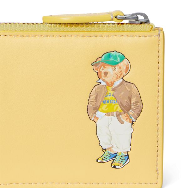 Polo ベア レザー ジップ カード ケース | ラルフ ローレン公式