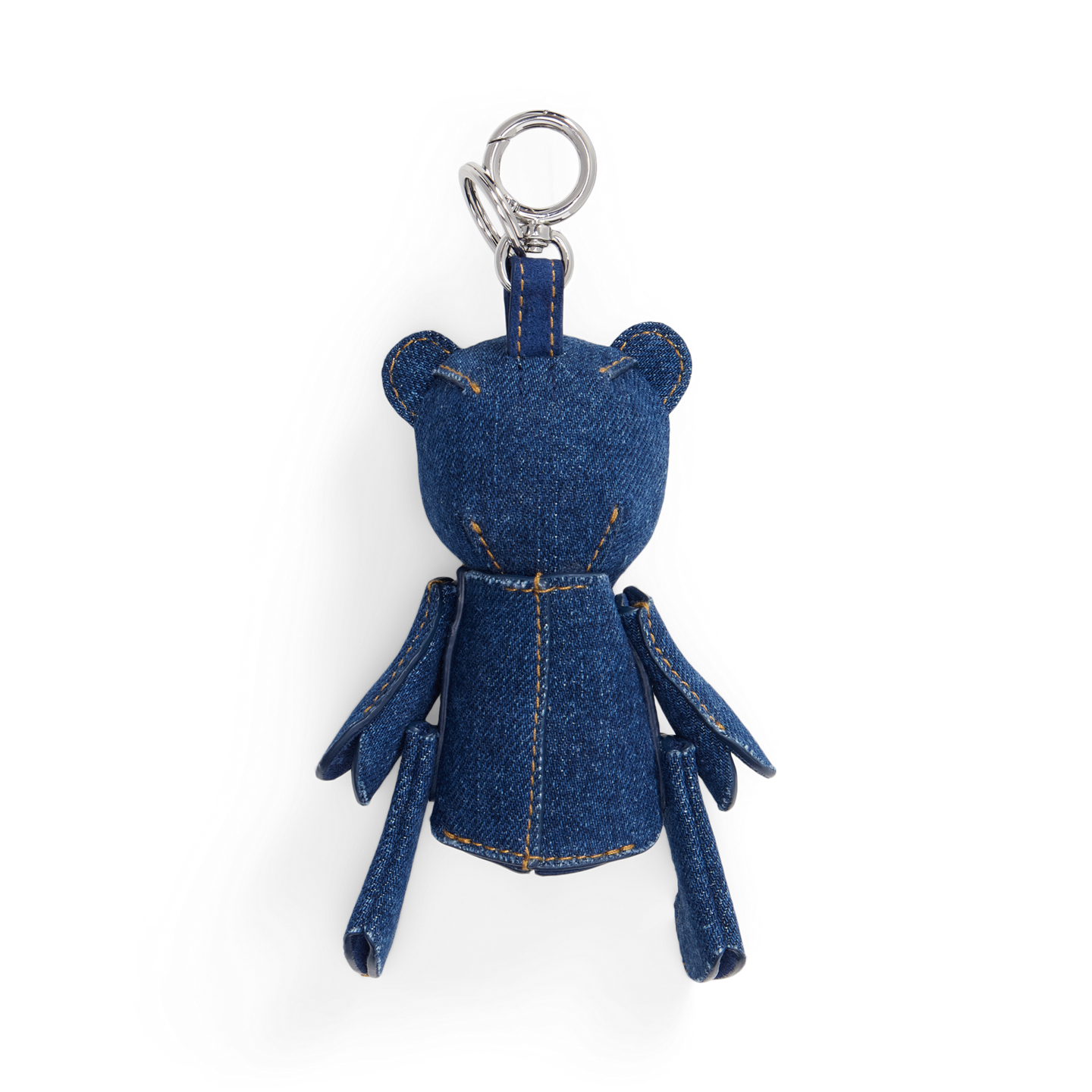 Женский брелок Ralph Lauren Polo Bear Denim Bag Charm, цвет: Варёный — фото 1
