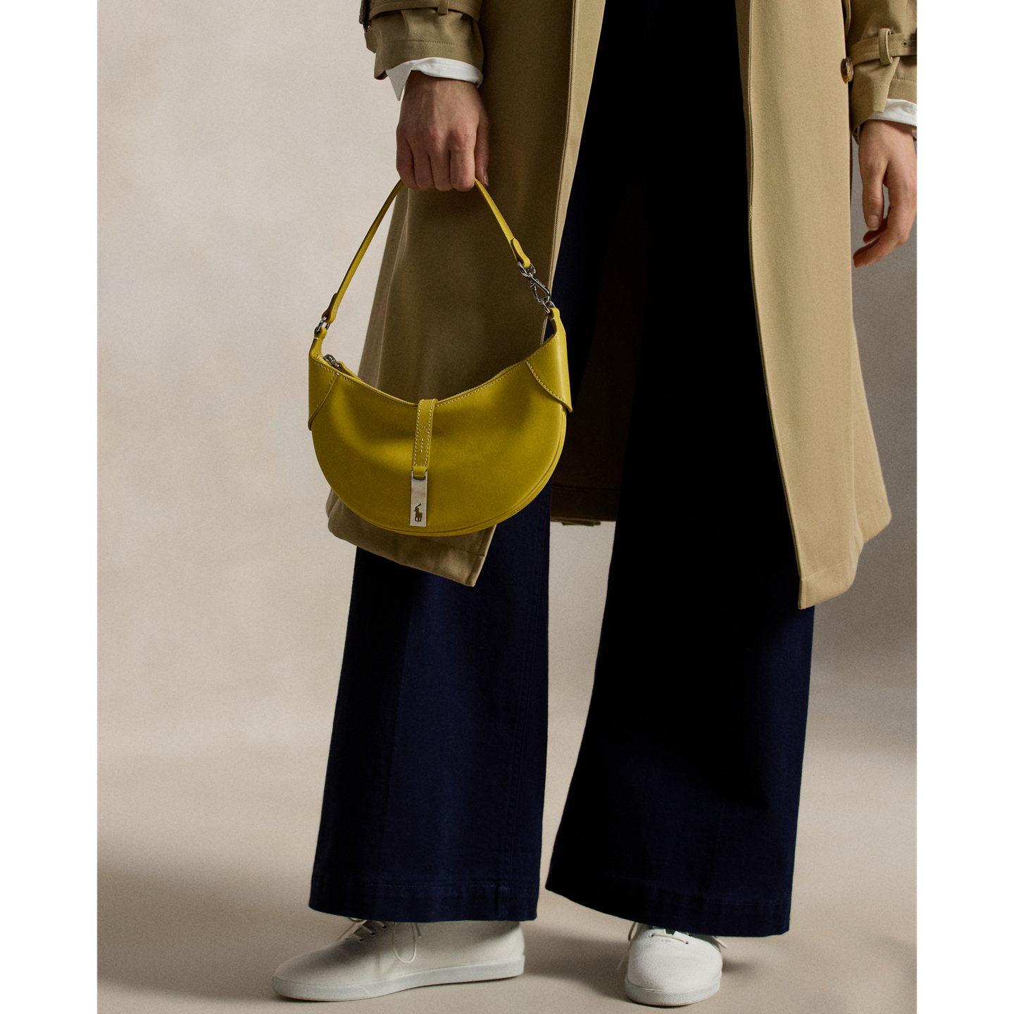 Женская сумка Ralph Lauren Polo ID Calfskin Mini Shoulder, цвет: Alfalfa — фото 4
