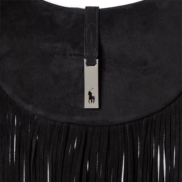 Polo ID Fringe Suede Mini Shoulder Bag