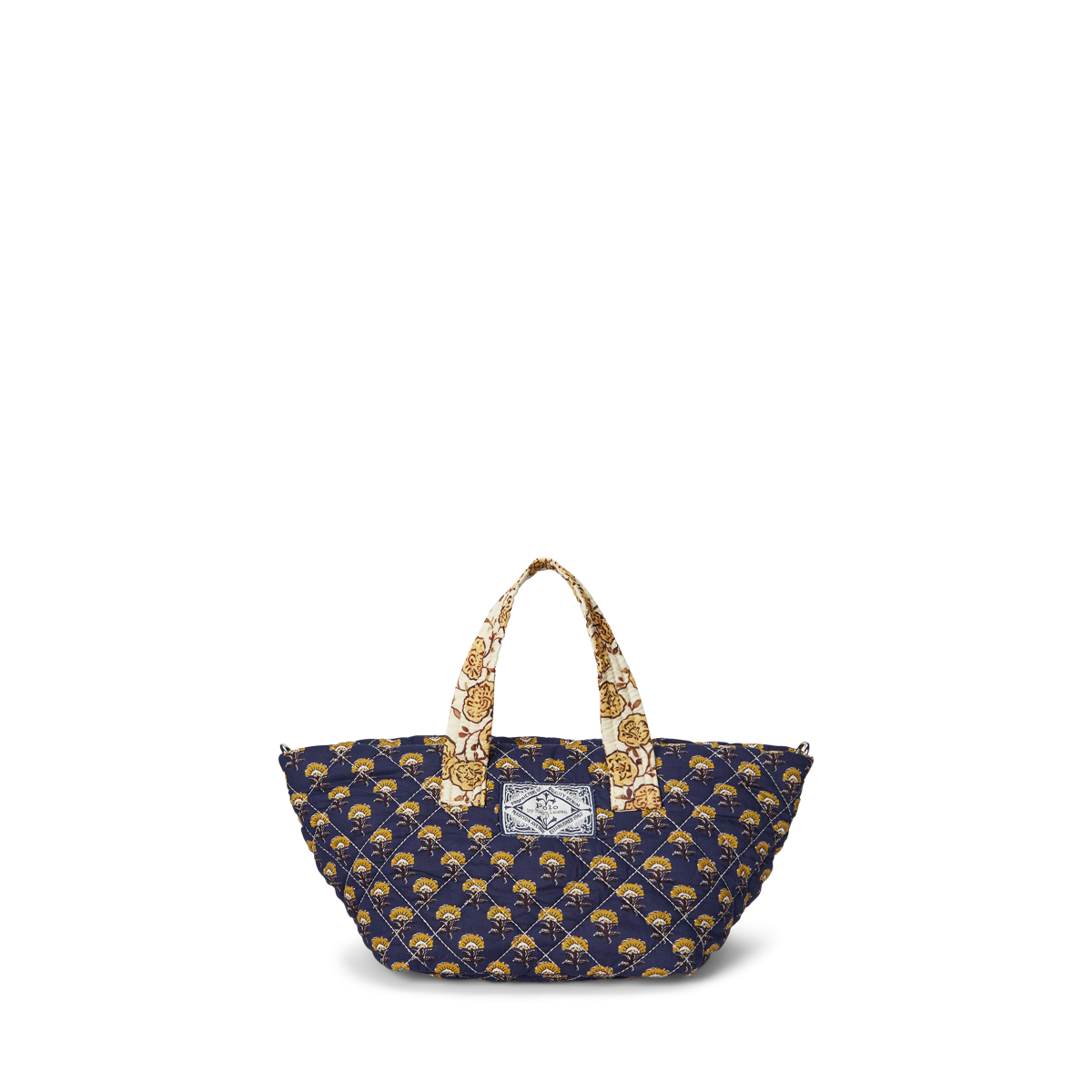 【POLO RALPH LAUREN】フローラル コットン スモール トート キルテッド フローラル コットン スモール トート | ラルフ