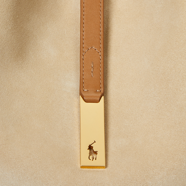 Polo ID スエード ラージ ショルダー バッグ | ラルフ ローレン