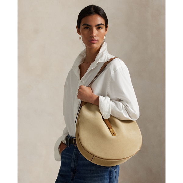 PRL★POLO ID Suede Large Shoulder Bag★人気早期完売 Polo ID Suede Large Shoulder Bag