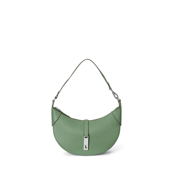 Mini-Schultertasche Polo ID aus Leder