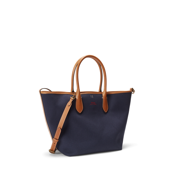 Tragetasche Bellport aus Segeltuch Polo Ralph Lauren in Navy/Natur 2
