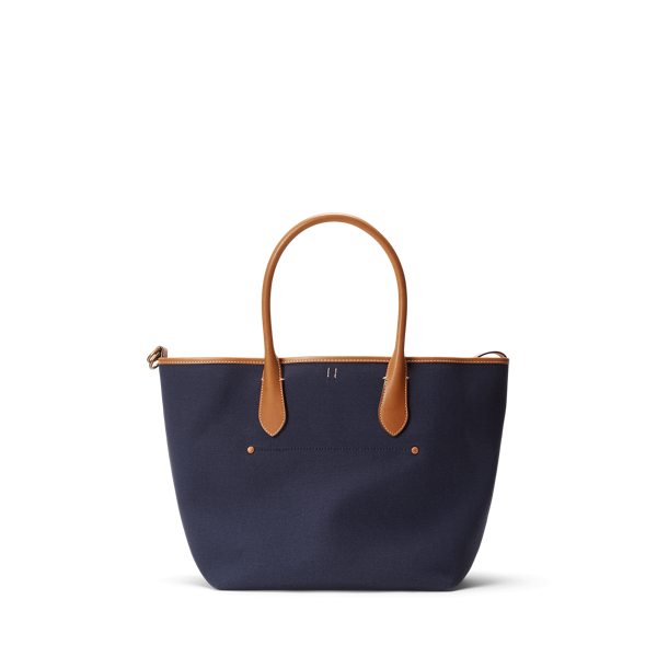 Tragetasche Bellport aus Segeltuch Polo Ralph Lauren in Navy/Natur 3