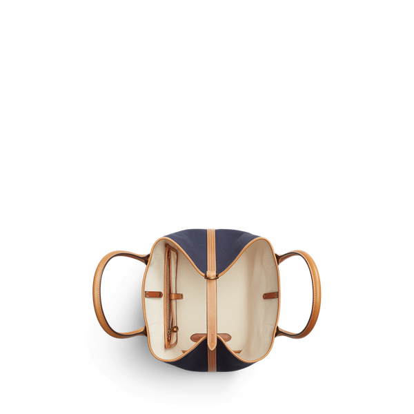 Tragetasche Bellport aus Segeltuch Polo Ralph Lauren in Navy/Natur 4