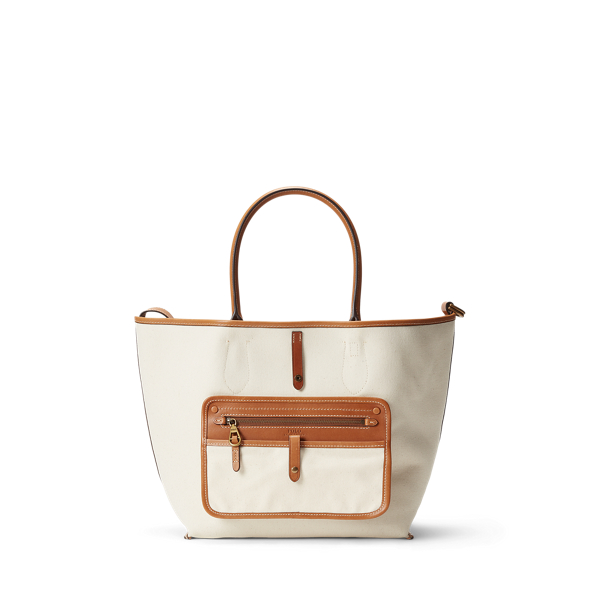 Tragetasche Bellport aus Segeltuch Polo Ralph Lauren in Navy/Natur 5