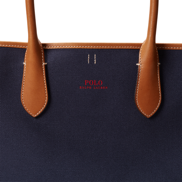Tragetasche Bellport aus Segeltuch Polo Ralph Lauren in Navy/Natur 6