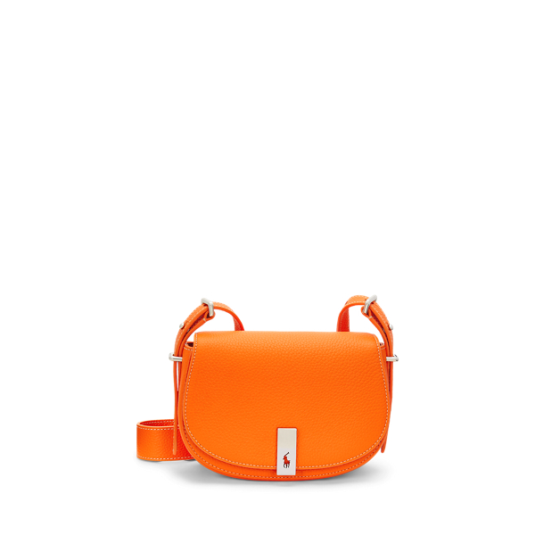【送料&関税込】Ralph Lauren Mini Saddle Bag Polo ID Calfskin Mini Saddle Bag
