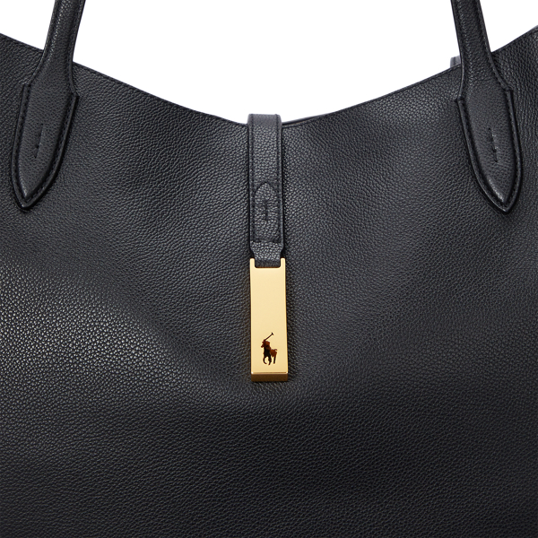 【POLO RALPH LAUREN】ラージポロIDレザートートバッグ Polo ID Leather Large Tote