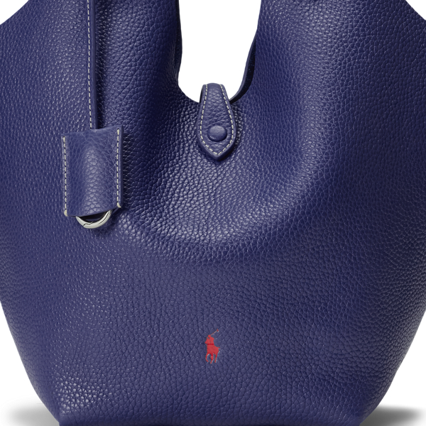 【Ralph Lauren】ポロPlayレザー トートバッグ Polo Play Leather Tote