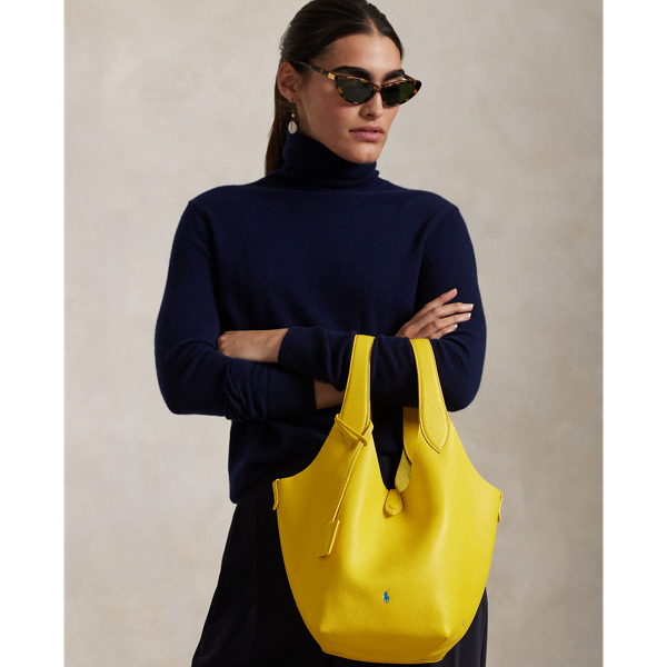 Ralph lauren yellow purse best sale