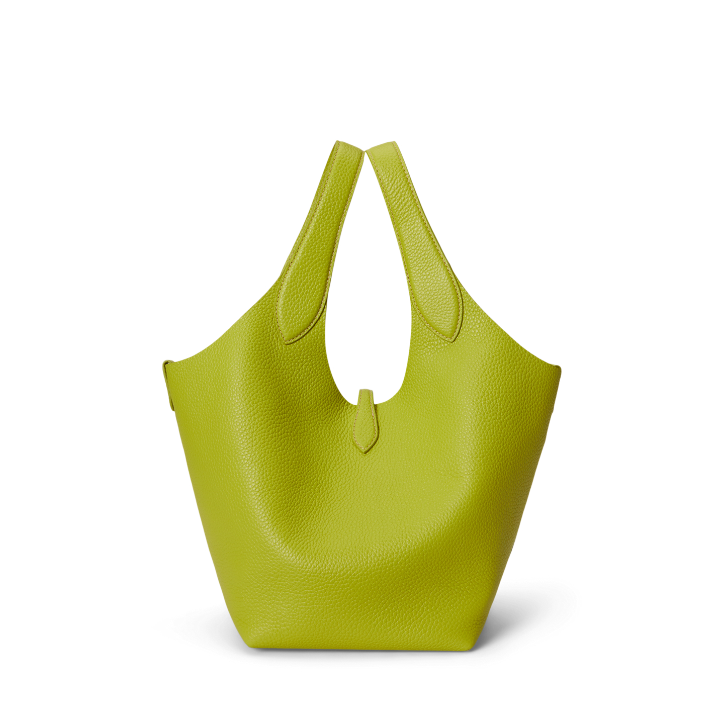 Женские сумки Ralph Lauren Polo Play Leather Tote, цвет: Limeade — фото 2