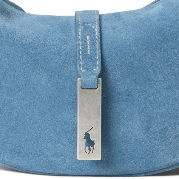 Bluebell Polo ID Suede Mini Shoulder Bag Polo Ralph Lauren 6