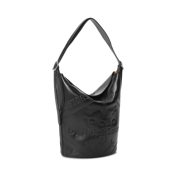 Ralph Lauren sold black tote bucket handbag