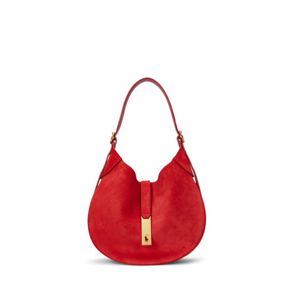 Red designer shoulder bag sale