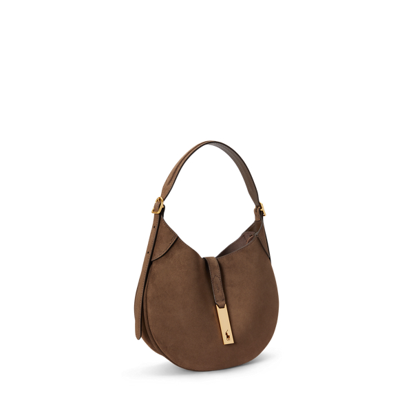 Polo ID Suede Small Shoulder Bag
