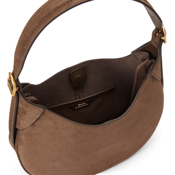 Polo ID Suede Small Shoulder Bag