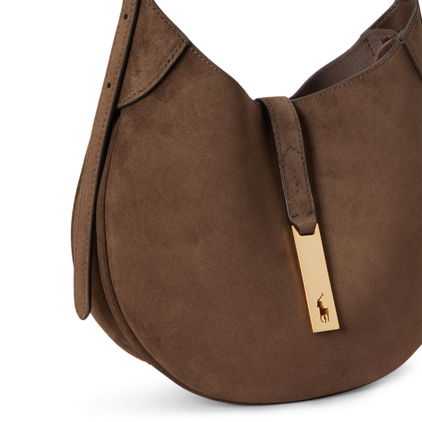 Polo ID Suede Small Shoulder Bag