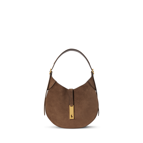 Polo ID Suede Small Shoulder Bag