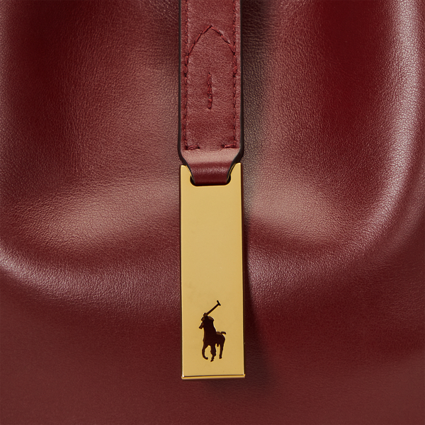 Chianti Polo ID Leather Small Shoulder Bag Polo Ralph Lauren 6