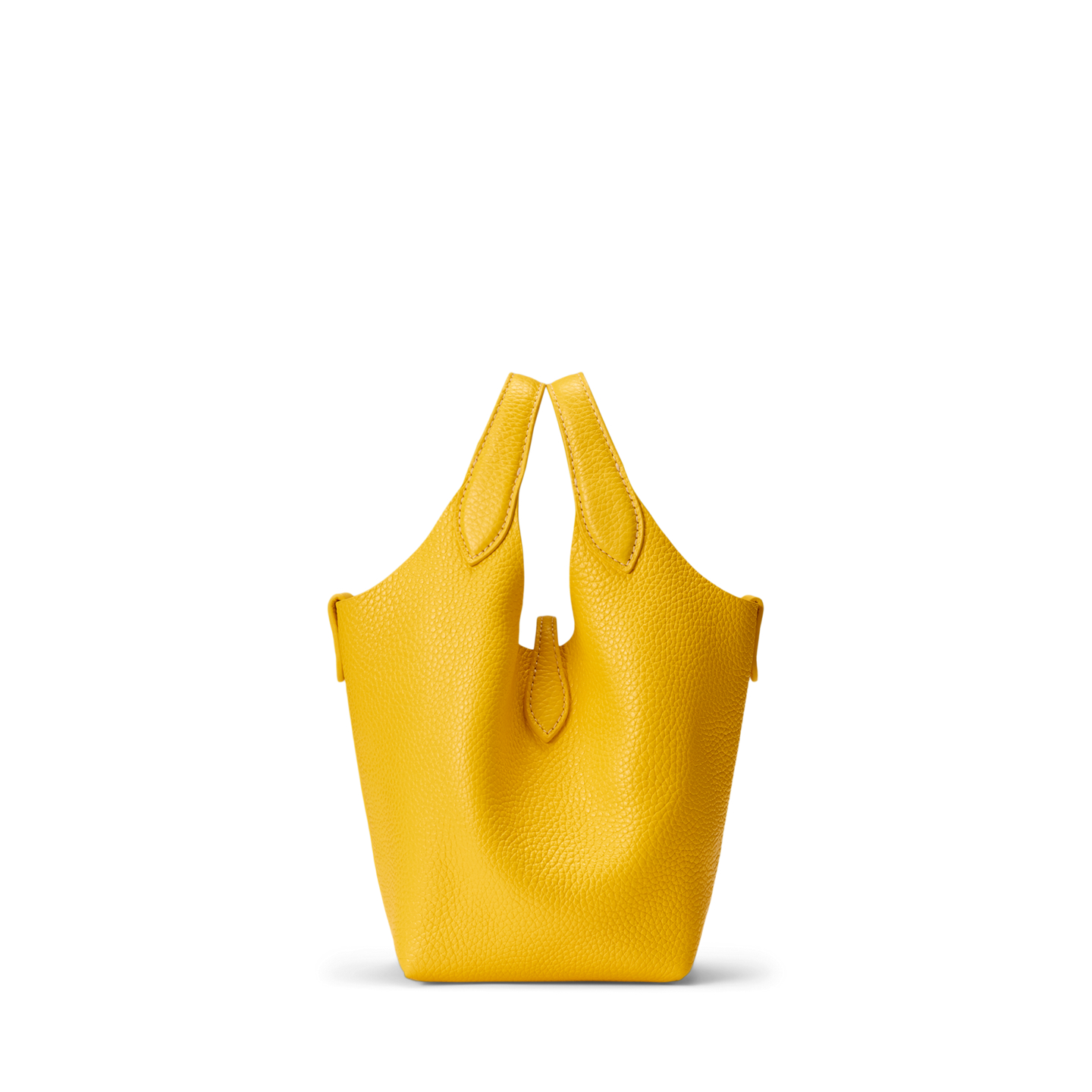 Женские сумки Ralph Lauren Polo Play Leather Small Tote & Crossbody, цвет: Жёлтый — фото 2