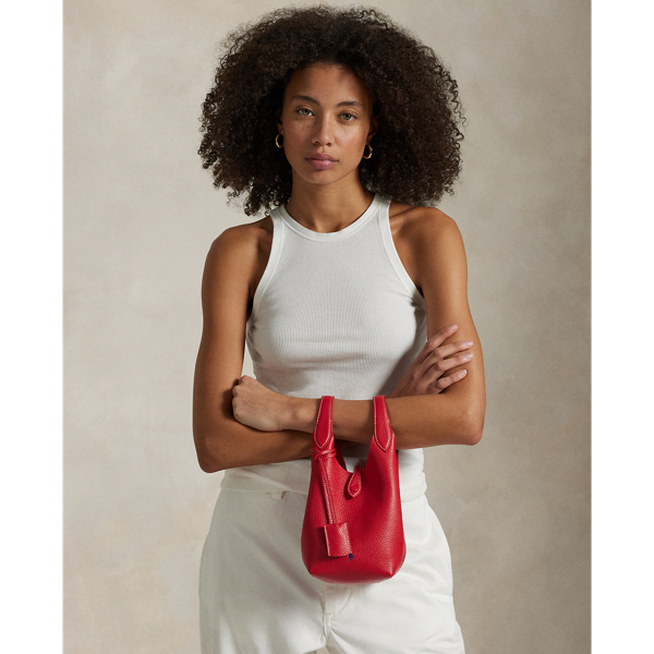 Polo Play Leather Small Tote & Crossbody