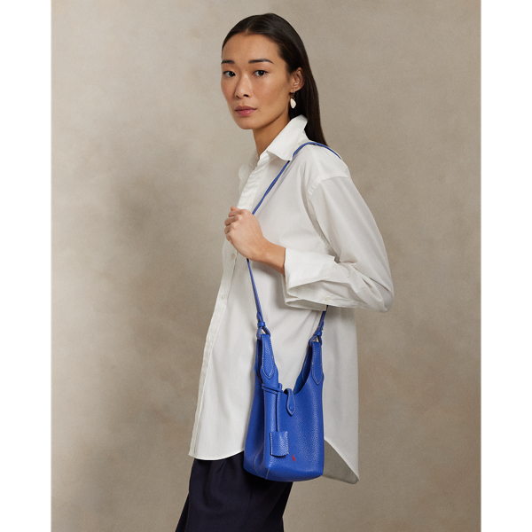 ■POLO RALPH LAUREN■ W Leather Miniature Crossbody Tote Blu Ralph Lauren Polo Play Leather Small Tote & Crossbody in