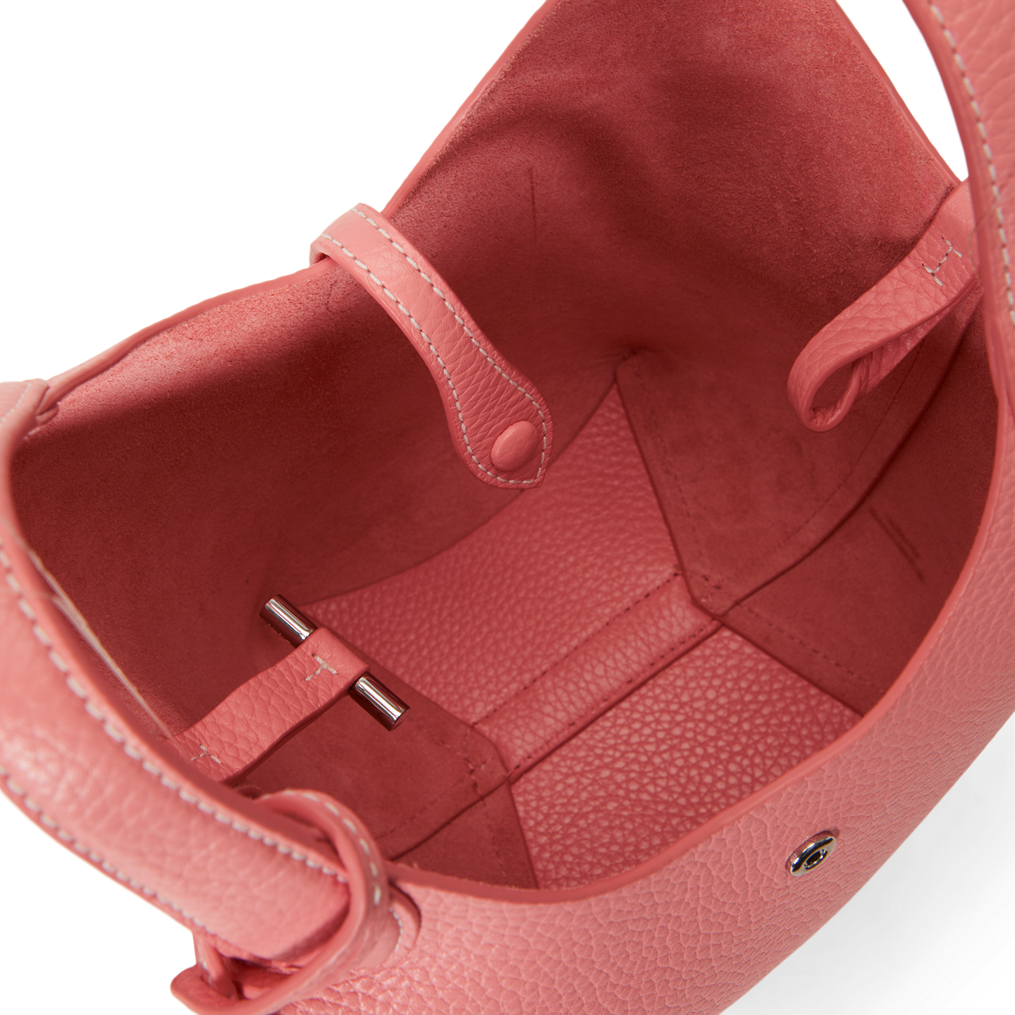 Женские сумки Ralph Lauren Polo Play Leather Small Tote & Crossbody, цвет: Коралловый — фото 2
