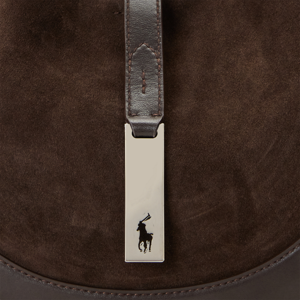 Polo ID Suede-Leather Small Shoulder Bag