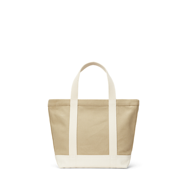 Polo Bear Canvas Small Tote