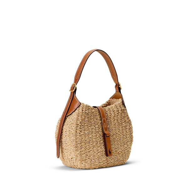 Polo ID Raffia Small Shoulder Bag