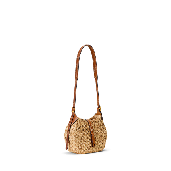 Polo ID Raffia Small Shoulder Bag