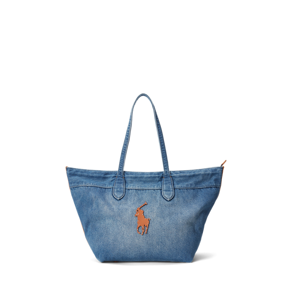 【超ポイントバック祭】 Tote Bellport Medium Denim Pony Big for CH Lauren® Ralph | Women バッグ