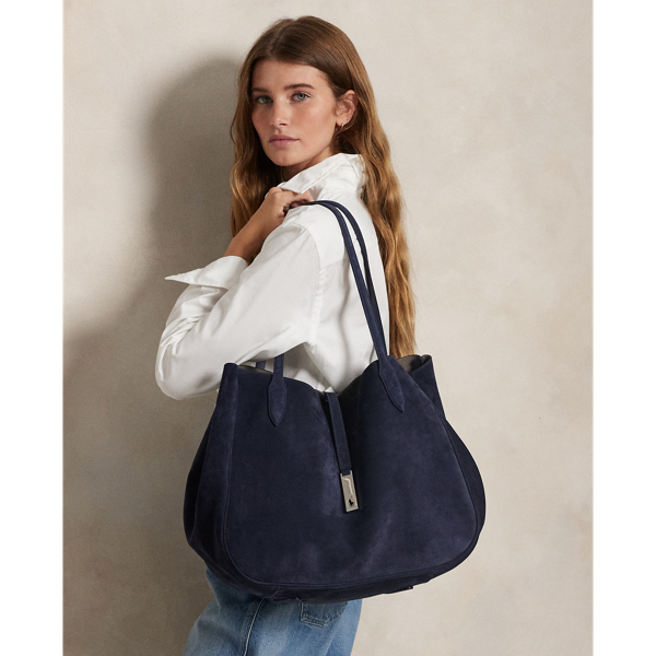 Polo ID Suede Large Tote