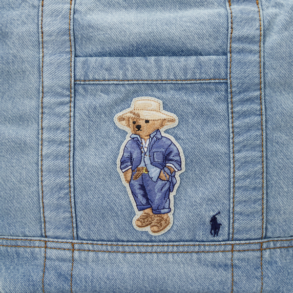 Polo Bear Denim Small Tote