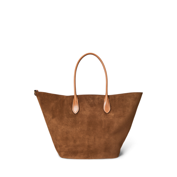 Bellport Suede-Leather Large Tote