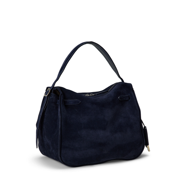 Ralph Lauren★Polo ID Suede Satchel Polo ID Suede Satchel