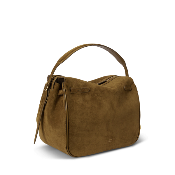 Polo ID スエード サッチェル | ラルフ ローレン公式オンラインストア